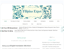 Tablet Screenshot of filipinaexpat.com